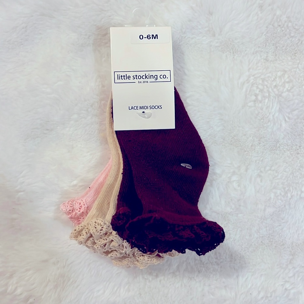 Little Stocking Co. Lace Midi Socks